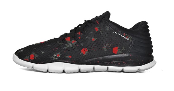 Baskets de sport pour femmes A918 noir-rouge 33