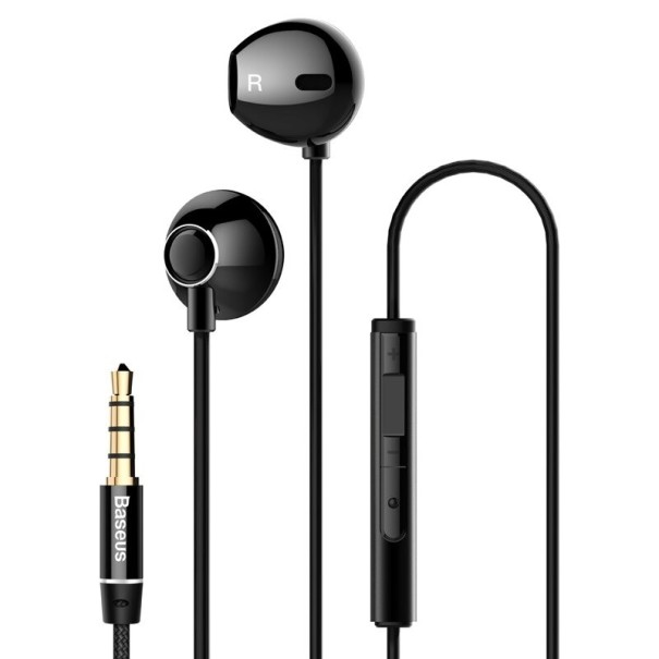 Bassokuulokkeet mikrofonilla K2045 musta