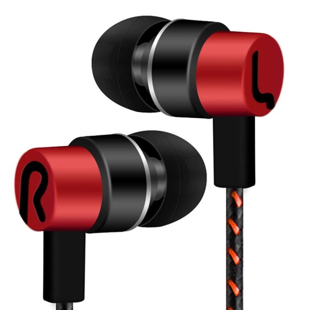 Basszus fülhallgató K1752 piros
