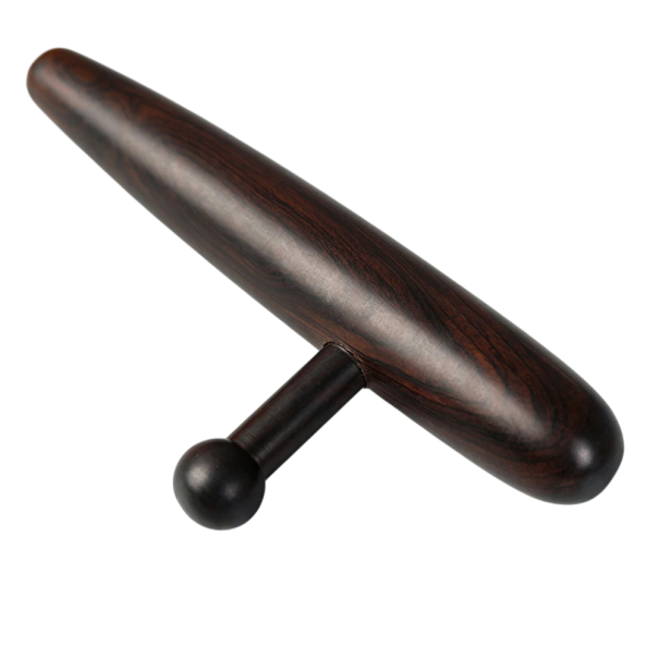 Bastão de massagem de madeira para pontos de pressão 15 cm Bastão de massagem em madeira de sândalo Trigger point Terapia de nós musculares Relaxação 1