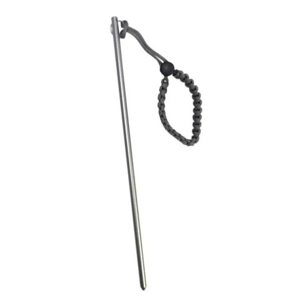 Bastone di segnalazione subacqueo 35 cm Bastone esplorativo per immersioni Martello per bombola d'aria Strumento di sicurezza per comunicazione sott'acqua argento