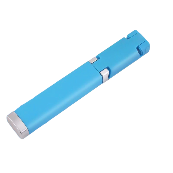 Bastone per selfie telescopico 70 cm azzurro