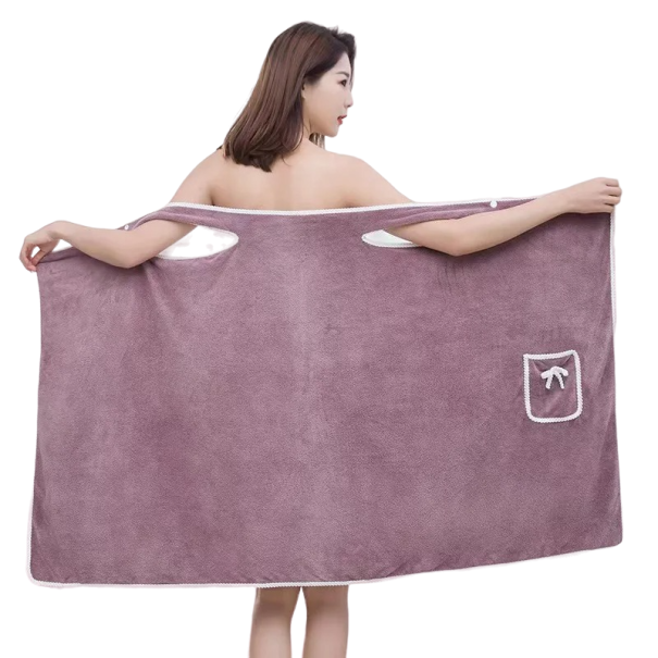 Bastubadrock handduk Handduksklänning Damhanddukstunika Damhandduk Damhandduk 80 x 135 cm