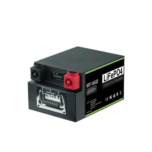 Bateria litowo-żelazowo-fosforanowa o stopniu ochrony IP5 Bateria LiFePO4 12 V 80 Ah Akumulator do falownika słonecznego RV Wbudowany BMS 30 x 17 x 22 cm 1