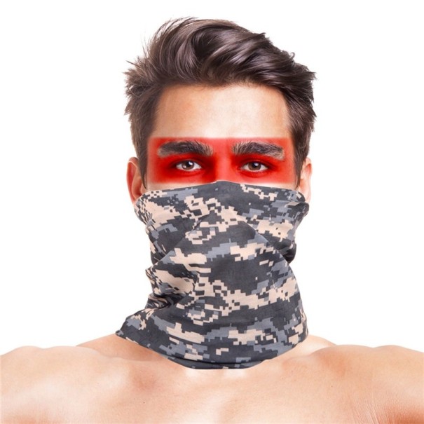 Batistă bărbătească cu model de camuflaj 25