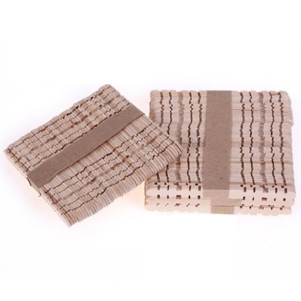 Bâtonnets à glaces 50 pcs C316 marron clair