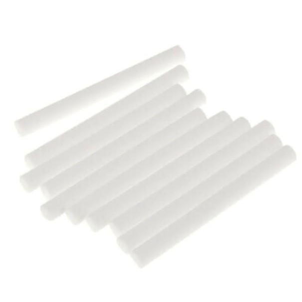 Bâtonnets de coton de rechange pour humidificateur d'air 50 pièces environ 7,1 × 0,8 cm recharge filtrante pour humidificateur de voiture 1