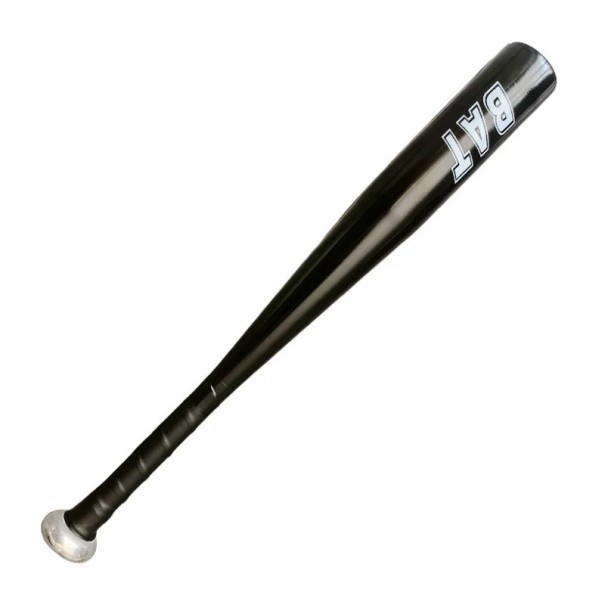 Batte de baseball en alliage d'aluminium renforcé de 53 cm, gants de softball et balle de 20 pouces, ensemble sportif pour entraînement en extérieur et autodéfense à domicile noir