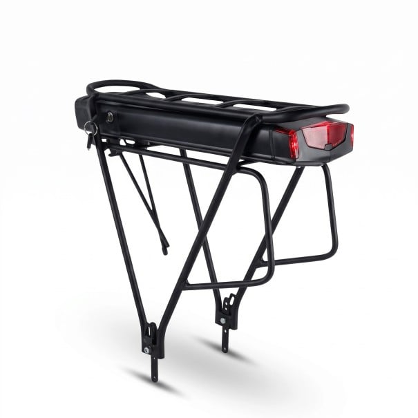 Batteri til elcykel til bagagebærer Med bagagebærer Med lås og lys 36 V 15 Ah 540 Wh 18650 celler 3000 mAh Sort Farve Til motor op til 500 W 1