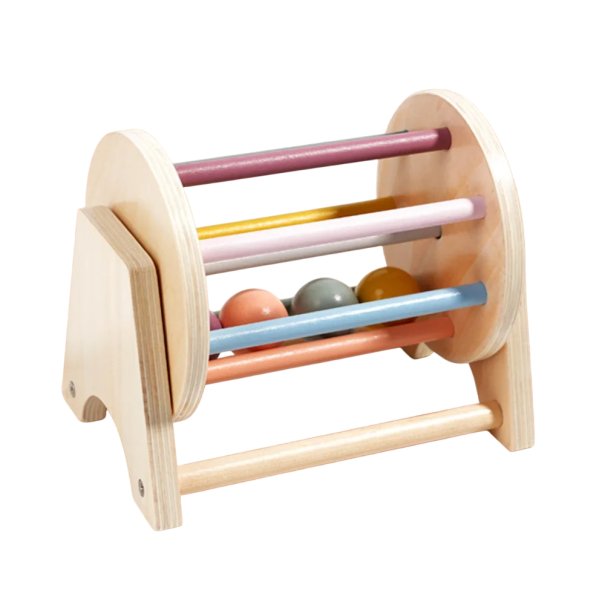Batteria Montessori con palline Giocattolo sensoriale in legno per bambini Sviluppo dei colori e del movimento Strumento educativo per i bambini piccoli 1
