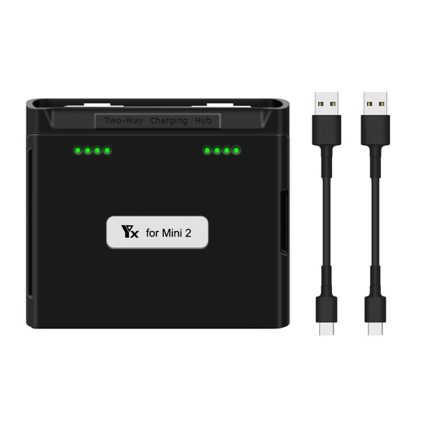 Batteriopladningscenter til DJI Mini 2 / Mini SE drone sort