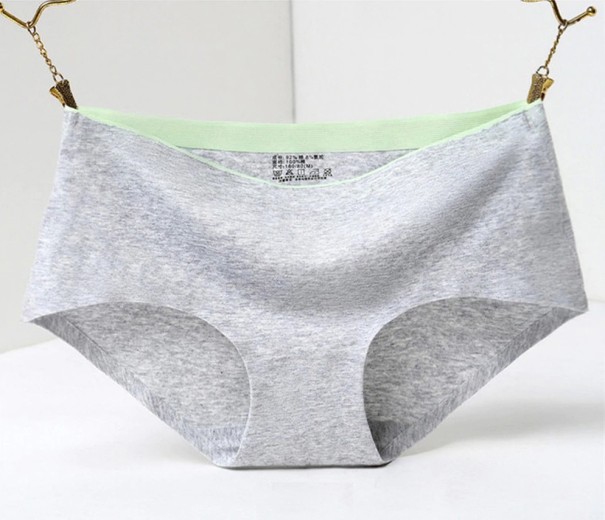 Baumwollhöschen für Damen grau S