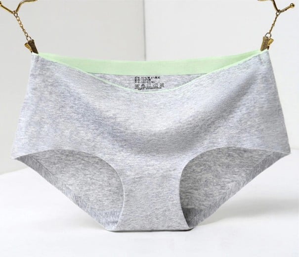 Baumwollhöschen für Damen grau S
