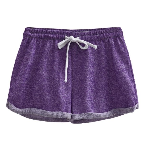 Baumwollshorts für Damen lila M