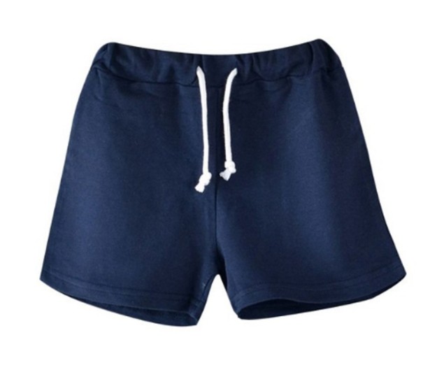 Baumwollshorts für Mädchen J2487 dunkelblau 4