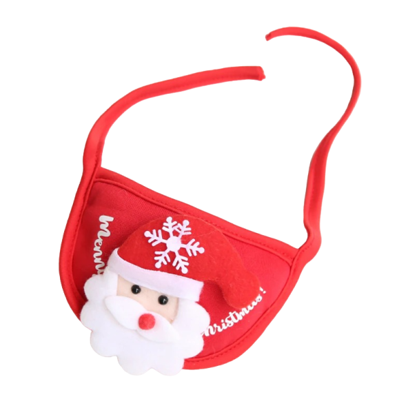 Bavaglino di Natale per cani rosso