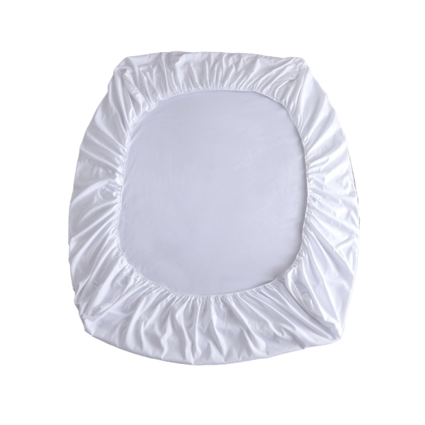 Bavlněné prostěradlo 90 x 200 cm bílá