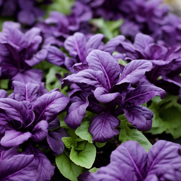 Bazalka pravá červenolistá Purple semena zeleniny snadné pěstování Bazalka fialová semínka 25 ks 1