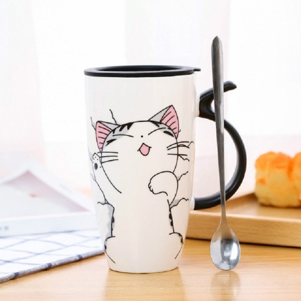 Becher mit Löffelkatze 3