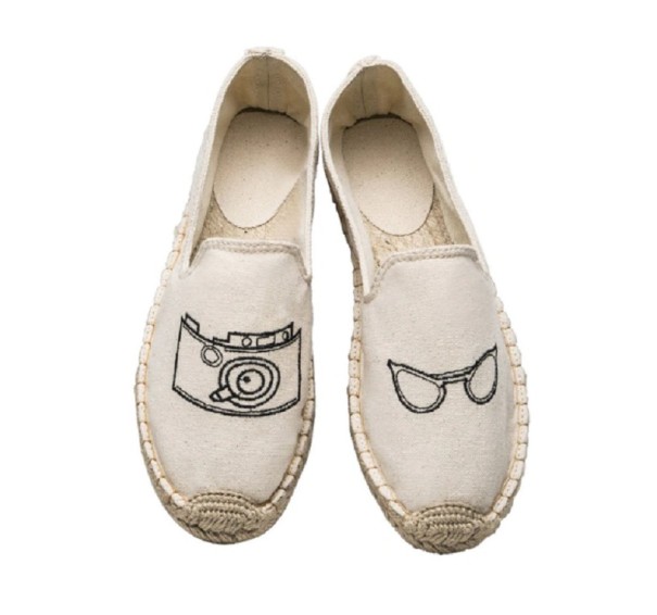 Bedruckte Espadrilles für Damen 39 1