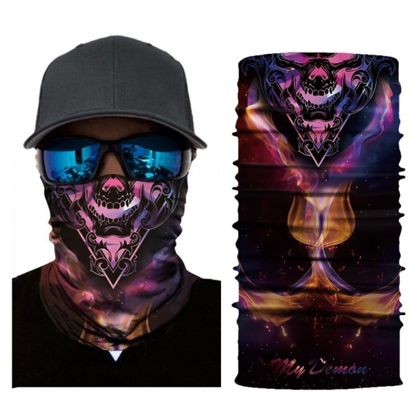 Bedrukte halsdoek voor heren - zwart 8