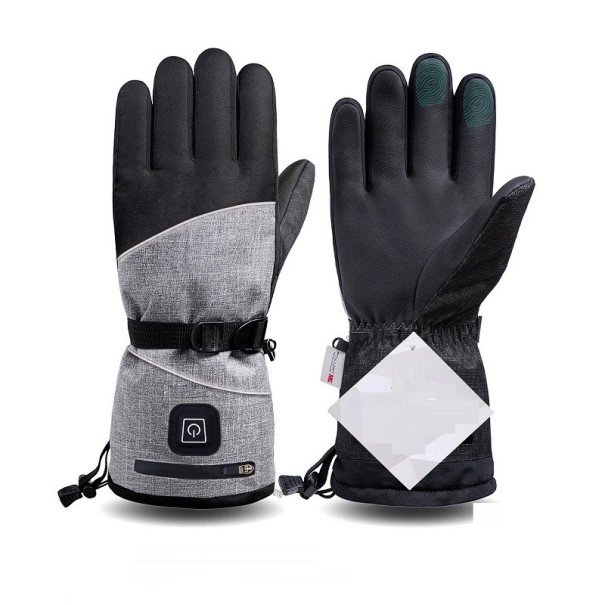 Beheizte Handschuhe für den Winter mit USB-Aufladung, wasserdichte Baumwollhandschuhe mit Heizung, beheizte Handschuhe mit Touchscreen-Funktion 1