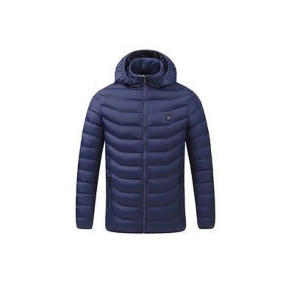 Beheizte Herren-Winterjacke 11 Zone T1163 dunkelblau L