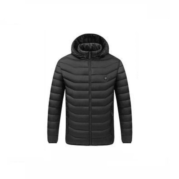 Beheizte Herren-Winterjacke 17 Zonen T1164 schwarz XXL