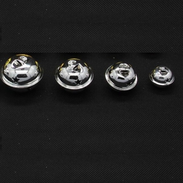 Bellen 10 stuks C620 zilver 35 mm