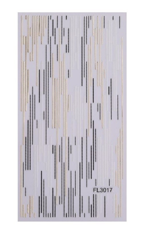 Benzi decorative autoadezive pentru unghii 10