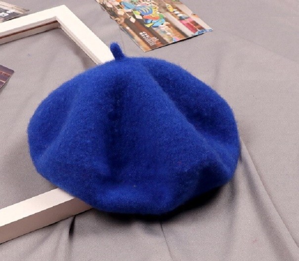Beret dziecięcy niebieski