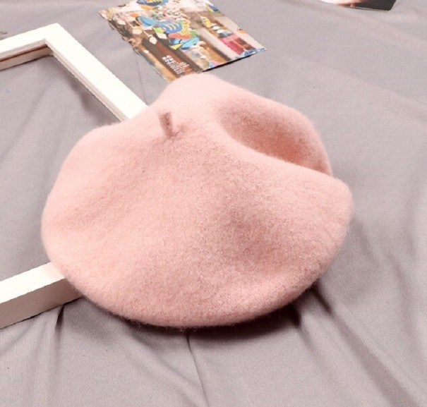 Béret pour enfant rose