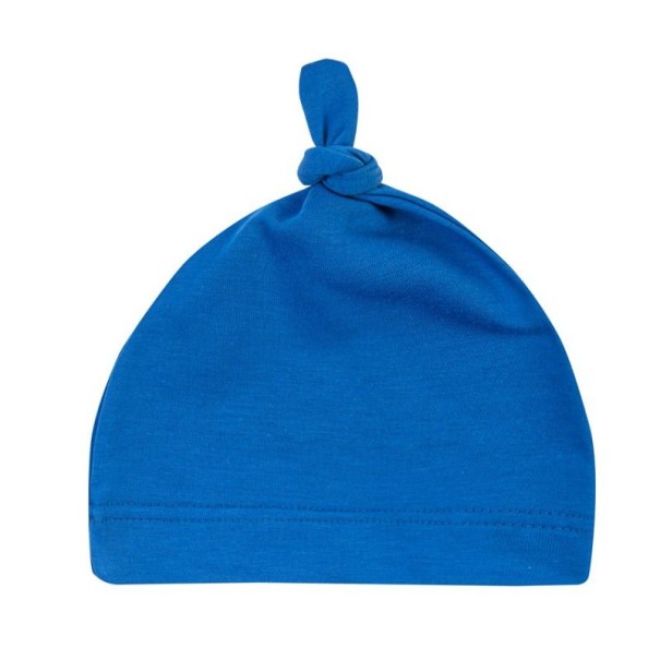 Béret pour enfants avec nœud bleu