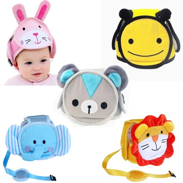 Beschermende kinderhelm met dier