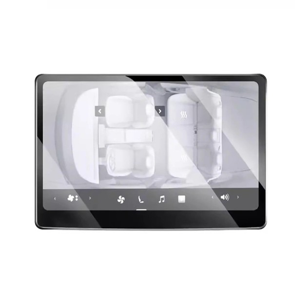 Beschermfolie van gehard glas 187,7x118,8mm voor Tesla Model Y Juniper 2025 en Model 3 Highland 2024 Voor- en achterdisplay 1