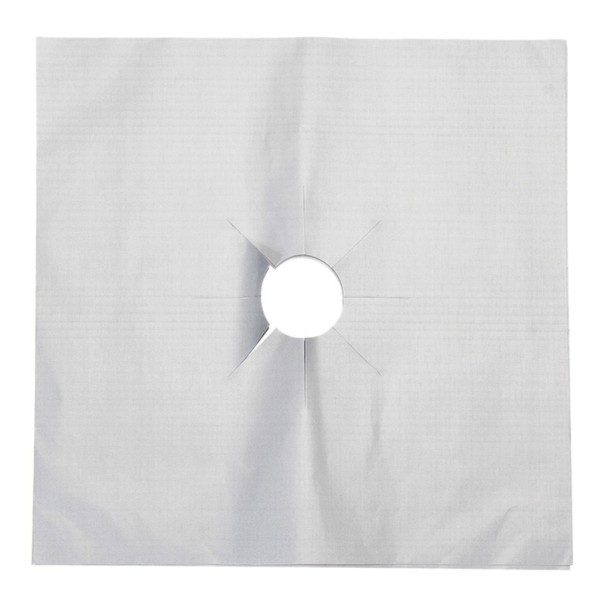Beschermfolie voor het fornuis - 4 stuks zilver
