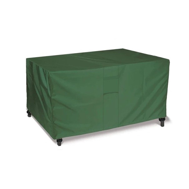 Beschermhoes voor tuinmeubelen 70 x 70 x 70 cm waterdichte hoes tegen stof wind regen sneeuw buitenhoes met trekkoord groen