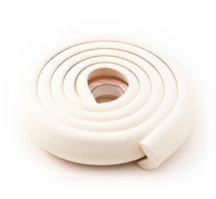Beschermtape voor tafel- en meubelranden 2 m J3512 crème
