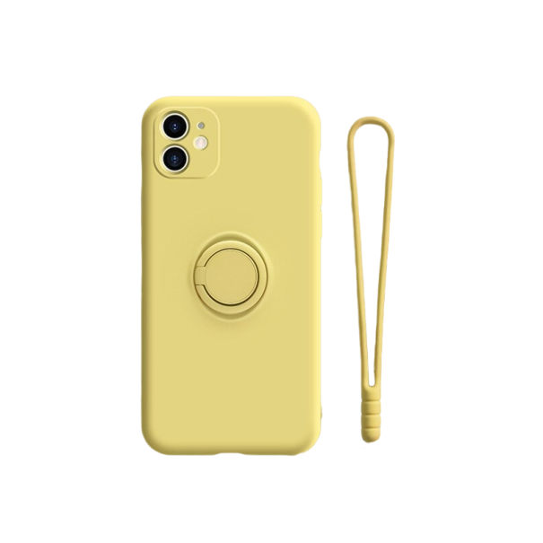 Beskyttende cover med magnet til Xiaomi Mi 11 Ultra gul