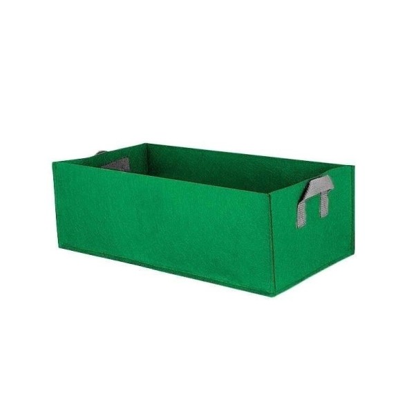 Bett aus Vliesstoff grün S