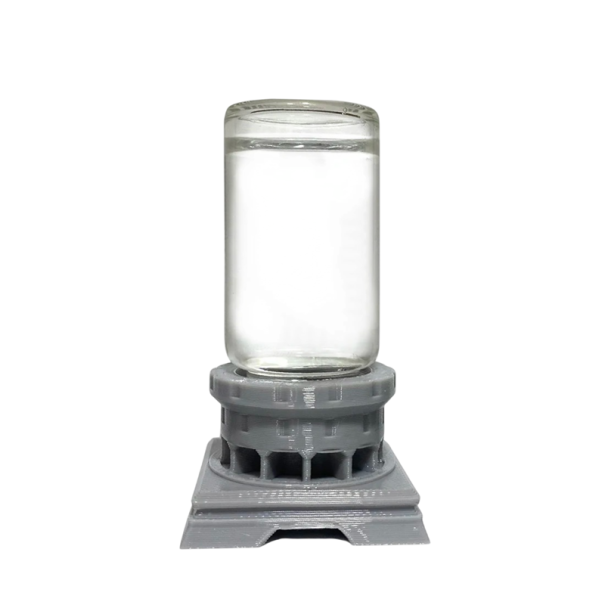 Bevanda in vetro per formiche 20 ml con base dosatrice in plastica trasparente per l'alimentazione delle formiche 1