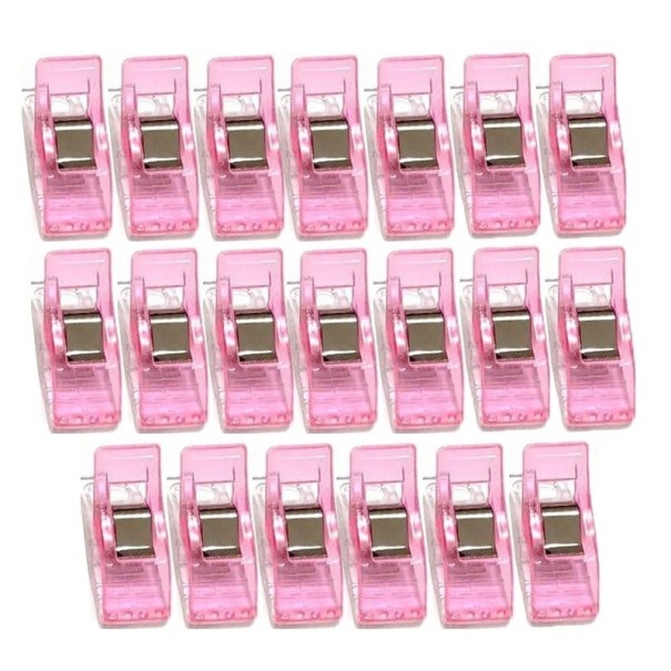 Bevestigingspennen 50 stuks roze