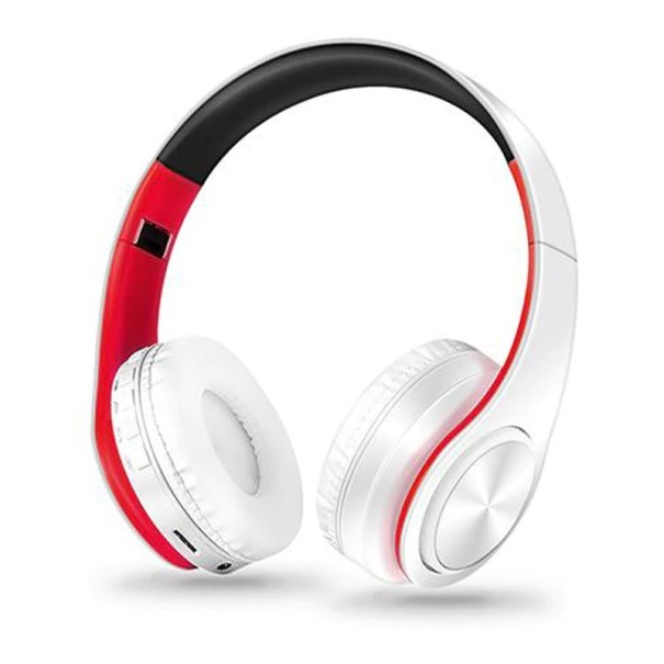 Bezdrátová bluetooth sluchátka K1642 červená 2