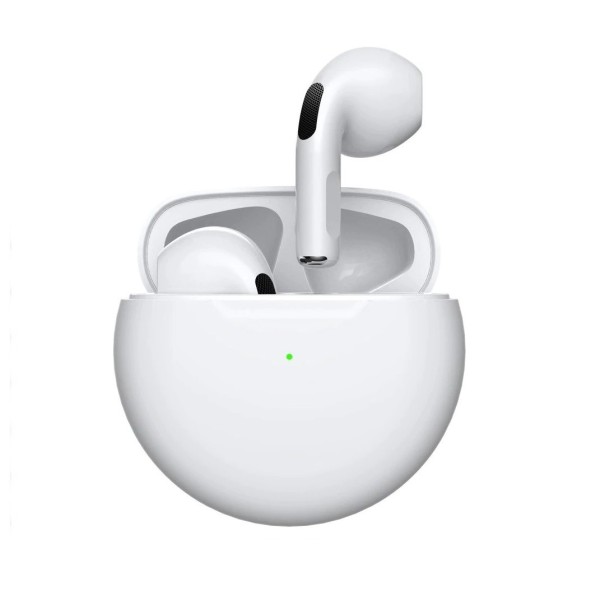 Bezdrátová bluetooth sluchátka K1718 bílá