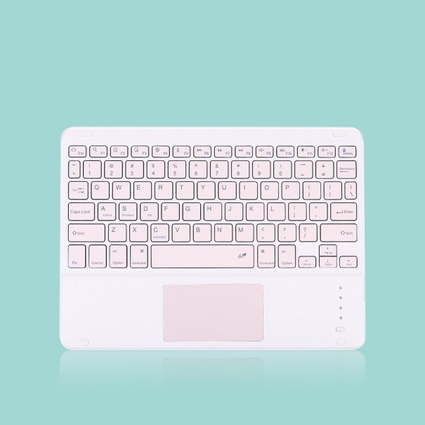 Bezdrátová mini klávesnice s touchpadem K399 růžová