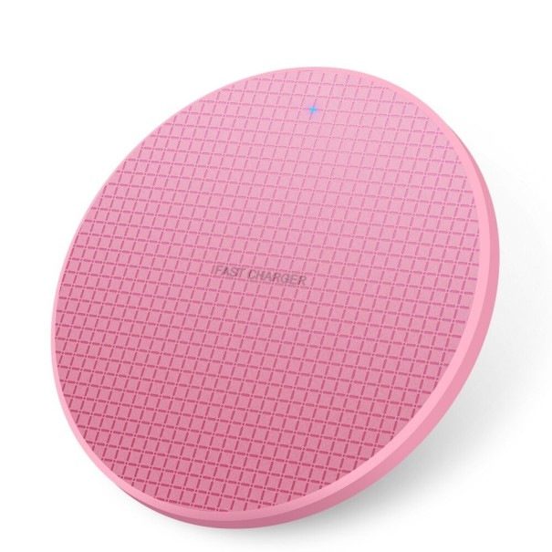 Bezdrátová nabíječka Qi 10 W K811 růžová