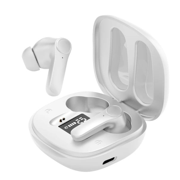 Bezdrátová sluchátka pro překládání 144 jazyků Bluetooth sluchátka s funkcí redukce hluku Sluchátka s pouzdrem na nabíjení Překlad v offline bílá