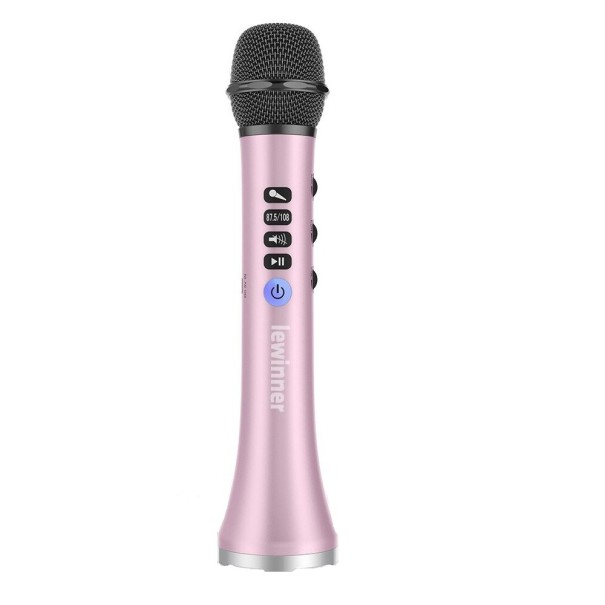 Bezdrátový karaoke mikrofon růžová