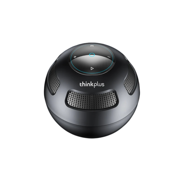 Bezdrátový mini reproduktor Lenovo TS5 Bluetooth 5.3 subwoofer prostorový zvuk dosah 10 m 1200 mAh 8 h výdrž černý venkovní i domácí kino 1