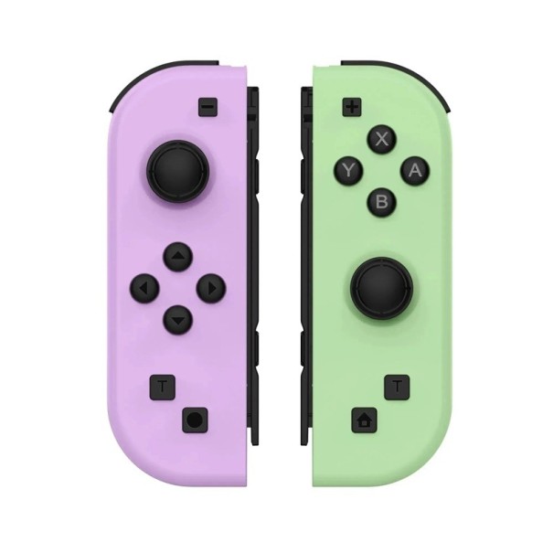 Bezdrátový ovladač pro Nintendo Switch NS OLED PC Joypad Gamepad Bluetooth 6osý gyroskop Dvojitá vibrace Probuzení Fialový Zelený 1